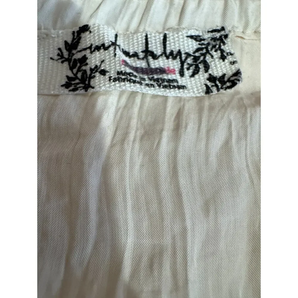 Free People Intimately Brighter Days Whisper White Cream Maxi Slip Dress Sz S
